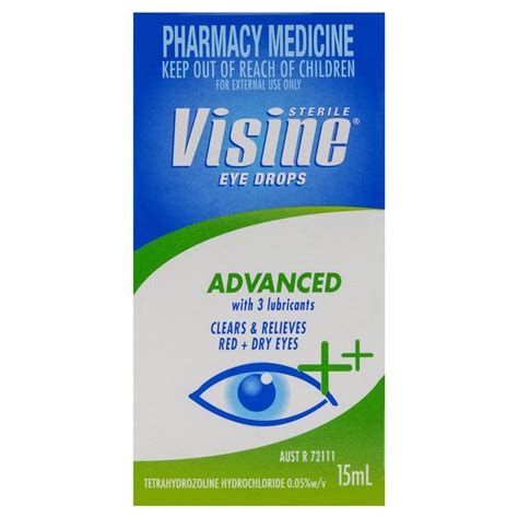 visine eye drops problems